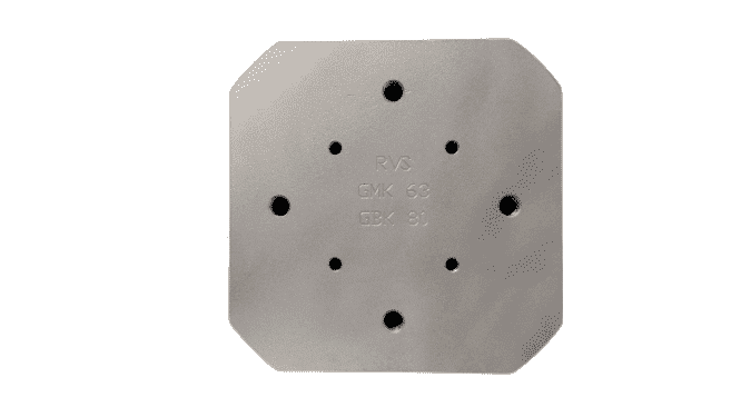 Mounting plate GBK 80/GMK 63 Stainless Steel