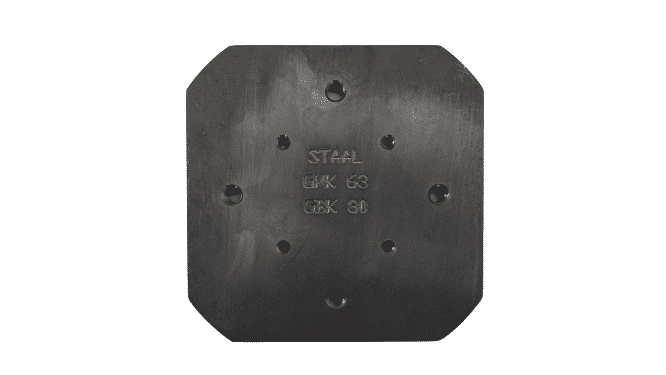 Mounting plate GBK 80/GMK 63 Steel